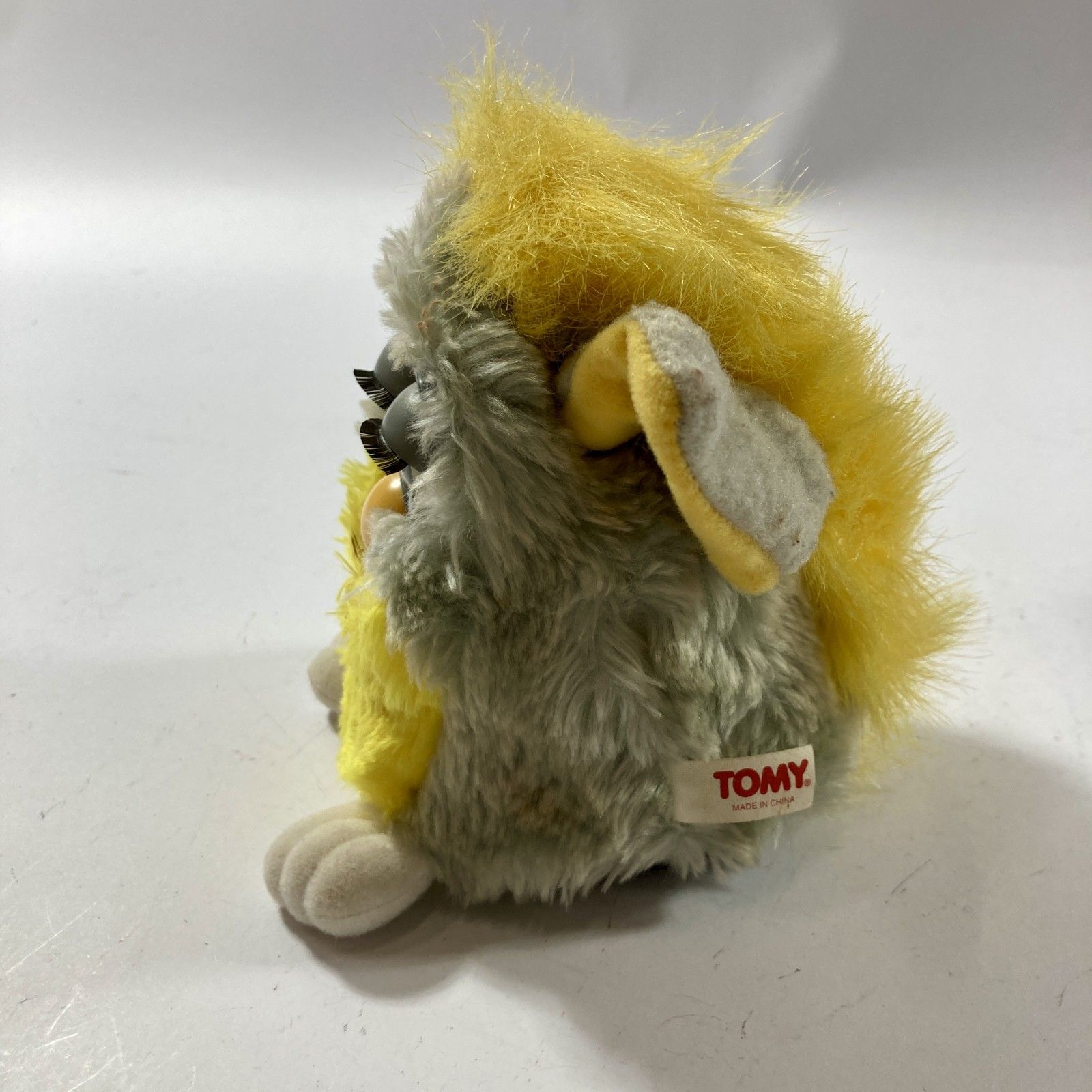 ☆ Furby 初代 ファービー 1990年代 グレー イエロー 平成レトロ TOMY