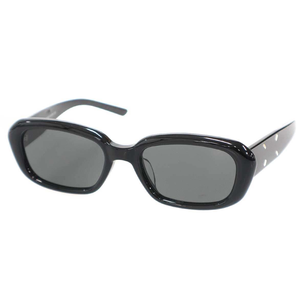 Maison Margiela×GENTLE MONSTER メゾン マルジェラ ジェントルモンスター MM207 スクエアシェイプオーバルサングラス ブラック 53□20-145