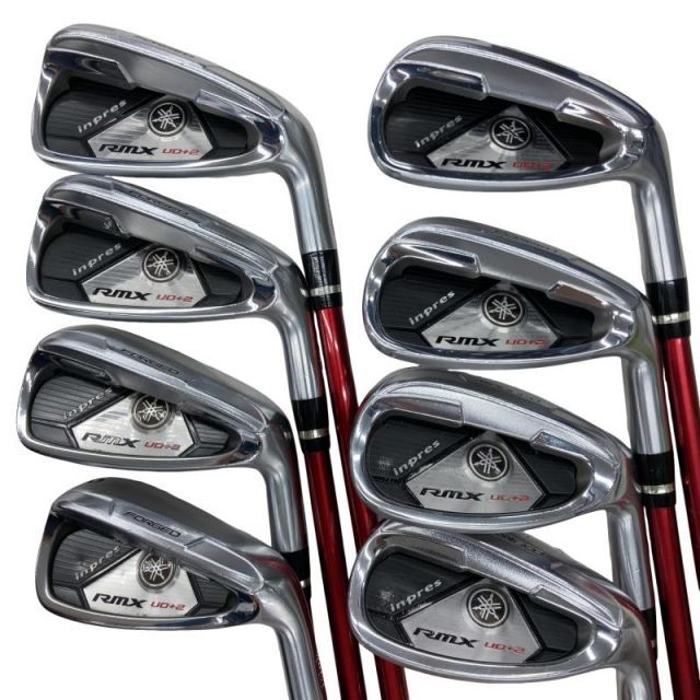 【中古】 ヤマハ inpres RMX UD+2 9S アイアンセット IR BASSARA FS50 (フレックスR) メンズ 男性用 右利き 右用 Cランク ゴルフクラブ
