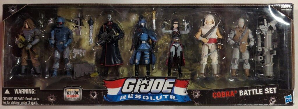 HASBRO GI JOE RESOLUTE COBRA BATTLE SET