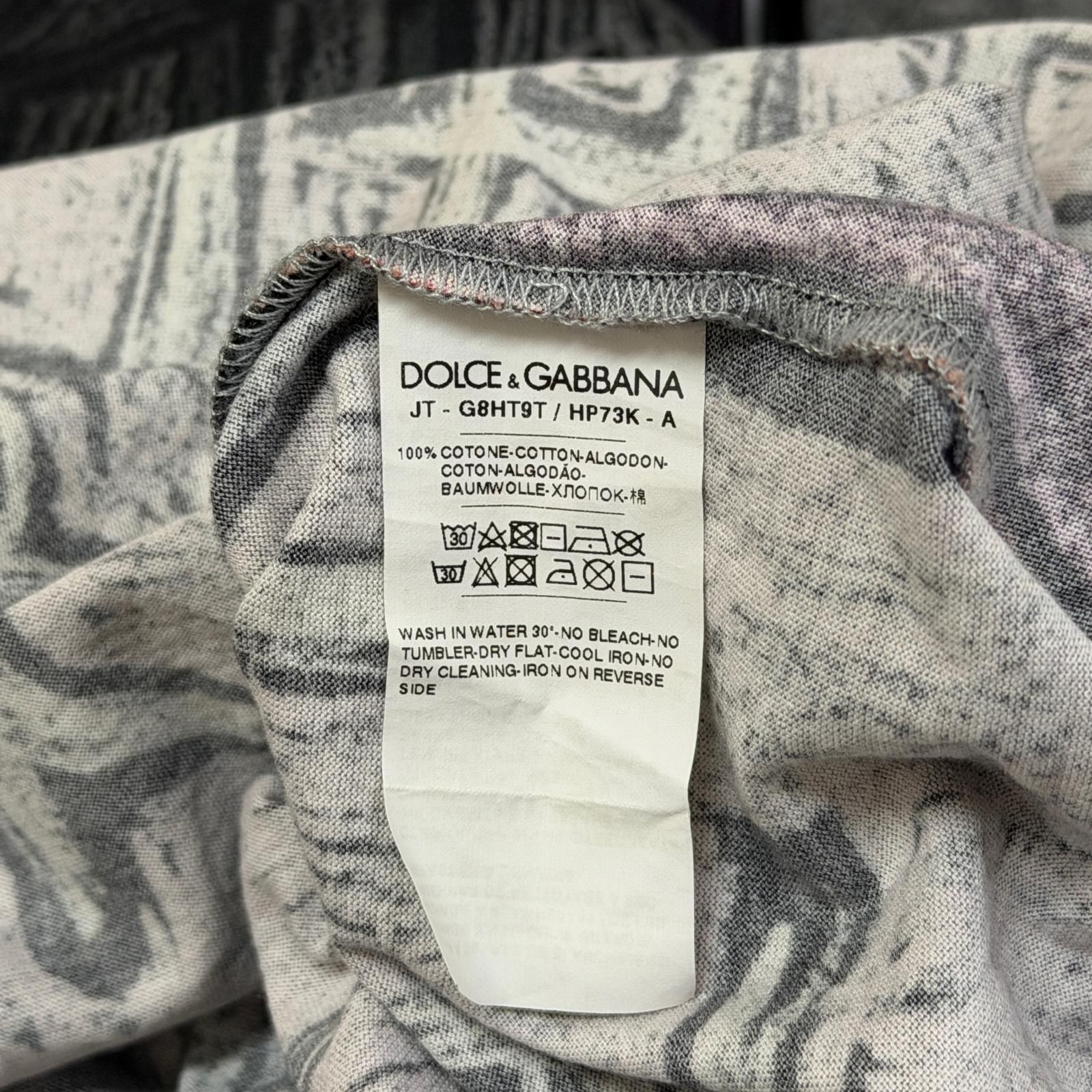 DOLCE&GABBANA FUCK THE PRINCE print T-shirt プリントTシャツ 半袖
