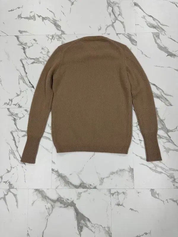 the CASHMERE ブラウン ラウンドネック ニット the CASHMERE ブラウン ラウンドネック ニット
