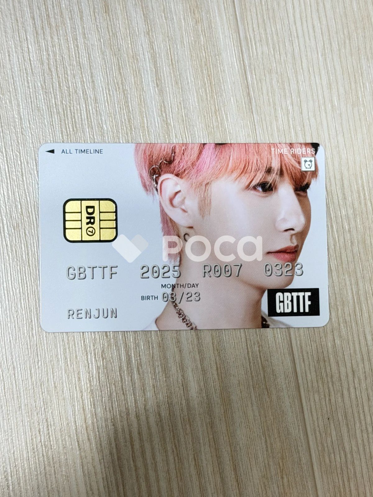 NCT ロンジュン NCT DREAM POP-UP [TIME RIDERS] RANDOM TRADING CARD