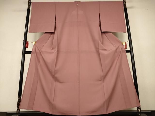 平和屋着物＊夏物　色無地　絽　鴇浅葱色　正絹　逸品　AABJ9110jd