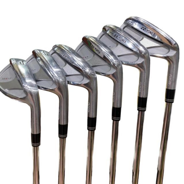Used Yonex EZONE Forged CB iron set, six clubs, steel S flex