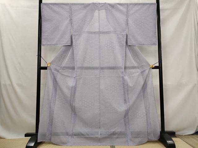 平和屋着物＊夏物　小紋　絽　吉祥亀甲文　洗える着物　AABJ8868st 14,625円