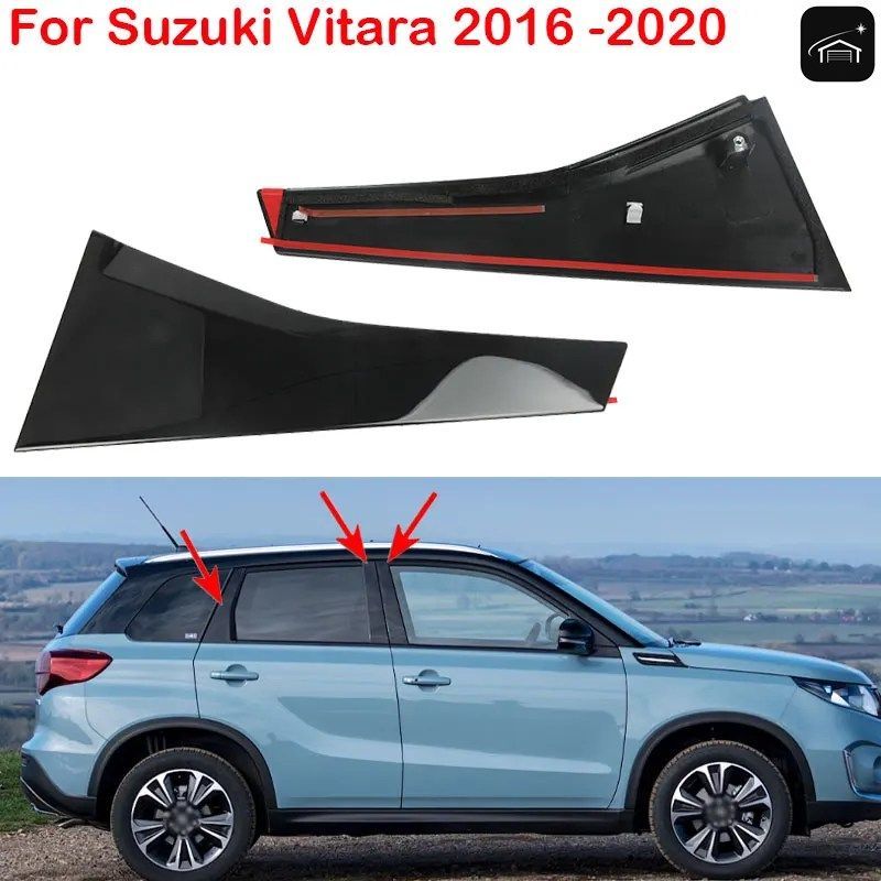 VITARA 2016 - 20 カーパーツ フロントドア リアドア ピラートリム 装飾 アウターガーニッシュカバー カスタムパーツ