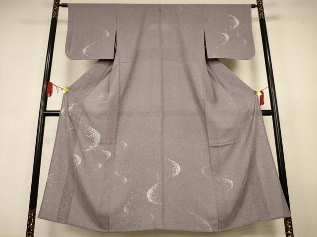 平和屋着物＊夏物　訪問着　絽　霞文　金彩　三越扱い　正絹　逸品　AABJ9095jd