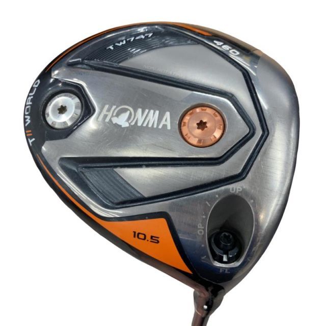 【中古】 本間ゴルフ TOUR WORLD TW747 460 10.5° ドライバー DR VIZARD for 747 50(ドライバー) (フレックスS) メンズ 男性用 右利き 右用 Cランク ゴルフクラブ