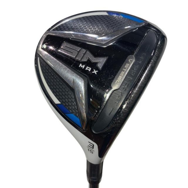【中古】 テーラーメイド SIM MAX 3W フェアウェイウッド FW TENSEI BLUE TM50(FW) (フレックスSR) メンズ 男性用 右利き 右用 Cランク ゴルフクラブ