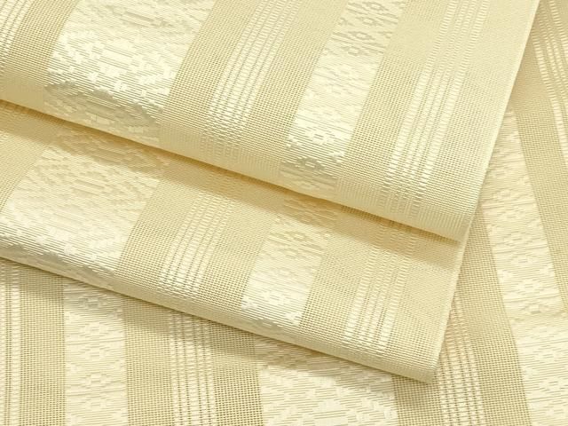 平和屋着物＊夏物　本場筑前博多織　八寸名古屋帯　紗献上　蜂蜜色　正絹　逸品　CABI5506rv