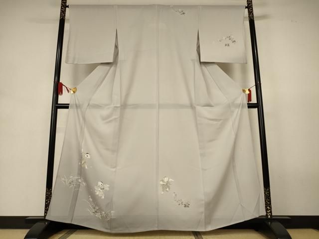 平和屋着物＊夏物　訪問着　絽　童子　暈し染め　正絹　逸品　AABJ9046jd