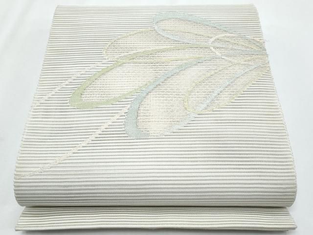 平和屋着物＊夏物　八寸名古屋帯　絽綴れ　抽象文様　正絹　逸品　CABI5683fb