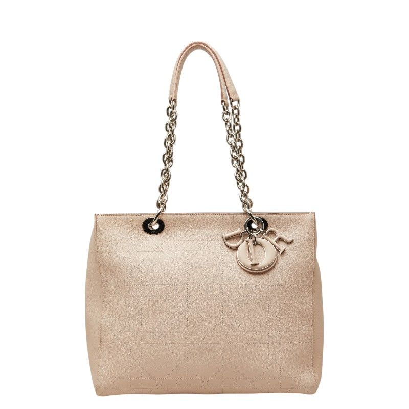ディオール カナージュ チェーン トートバッグ ショルダーバッグ ピンク レザー レディース Dior【1-0273772】 79,640円