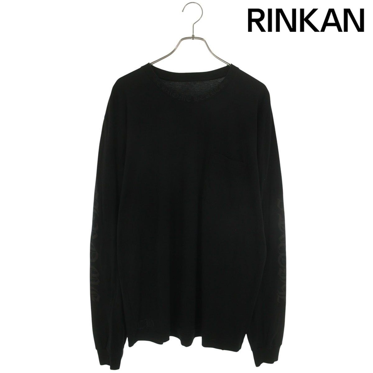 クロムハーツ CH L/S /1 ネックロゴプリント長袖カットソー メンズ XL