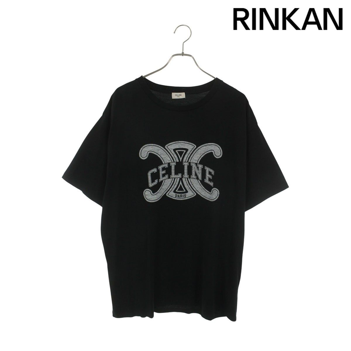 セリーヌ RX0BO671Q トリオンフロゴプリントTシャツ メンズ XL