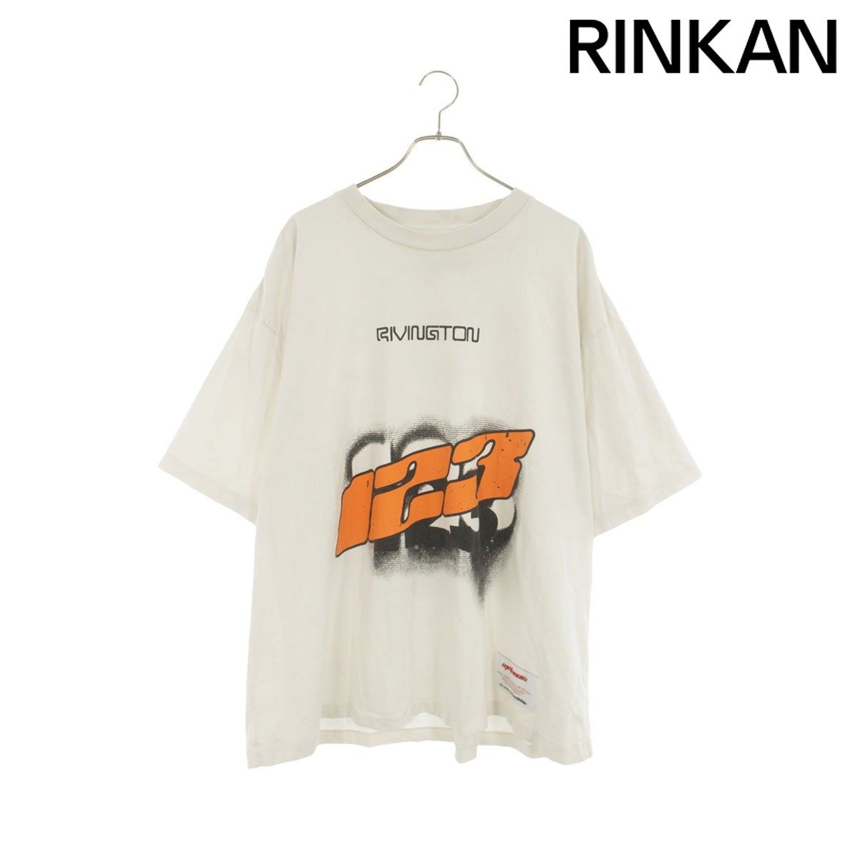 リヴィントンロイレビス グラフィックプリントオーバーサイズTシャツ メンズ XL