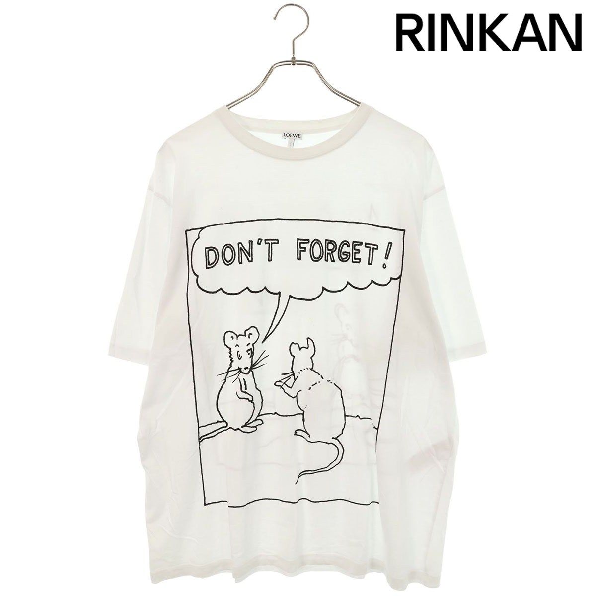 ロエベ 21SS H526Y22J29 アナグラム刺繍プリントTシャツ メンズ M