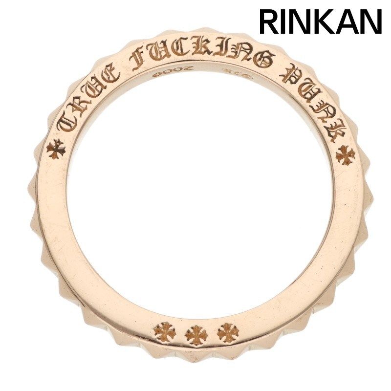 クロムハーツ 22K TFP PNK BIG/22Kトゥルーファッキンパンク ビックパンク/ゴールドリング メンズ 22号