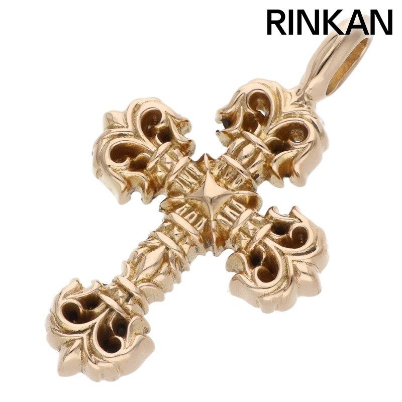 クロムハーツ 22K CHARM FILIGREE TINY /タイニーフィリグリー ゴールドネックレストップ メンズ