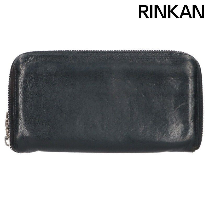 クロムハーツ REC F ZIP PLANE ラウンドジップレザーウォレット長財布 メンズ