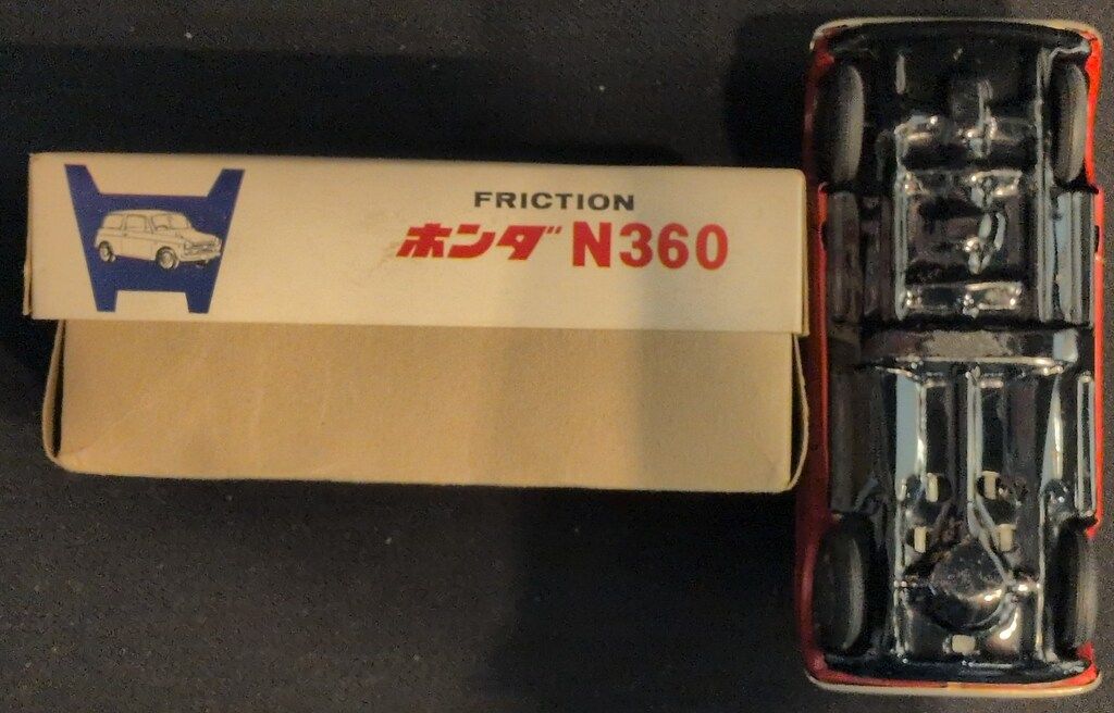 光球商会 フリクションブリキ ホンダN360 赤 155mm - メルカリ