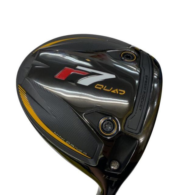 【中古】 テーラーメイド r7quad MINI DRIVER 11.5° ドライバー DR 純正特注シャフト (フレックスR) メンズ 男性用 右利き 右用 Bランク ゴルフクラブ