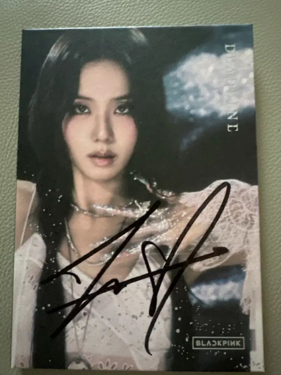BLACKPINK デッドライン ジス(JISOO)バージョン サイン入り (非売品)