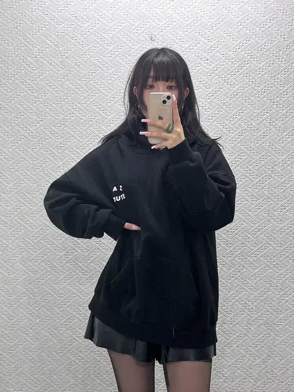 IAB Studio ヴィンテージ モダン カジュアル バックロゴ フーディー 115 C12432