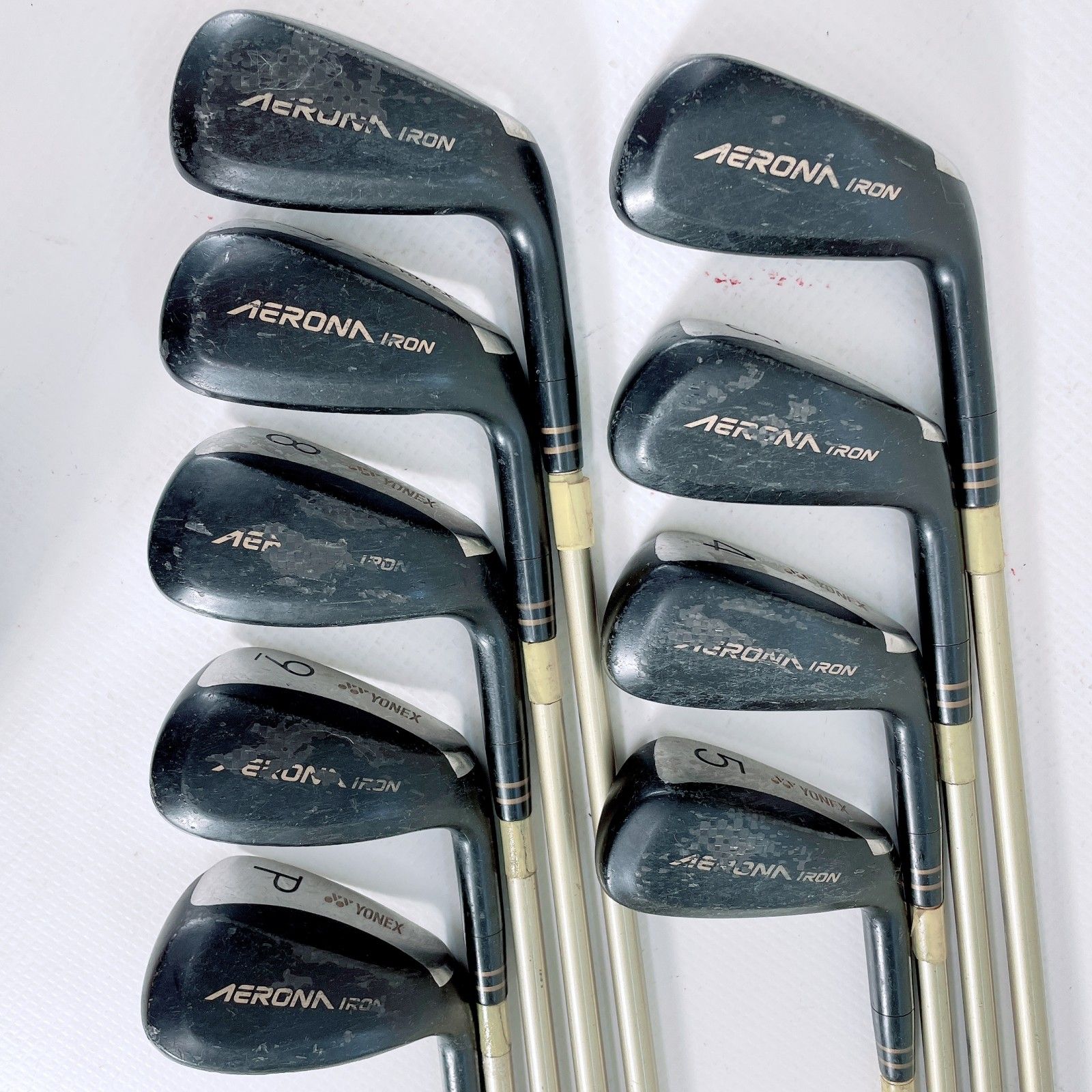 中古】ヨネックス AERONA IRON 2-9I/PW 9本 アイアンセット(BR500