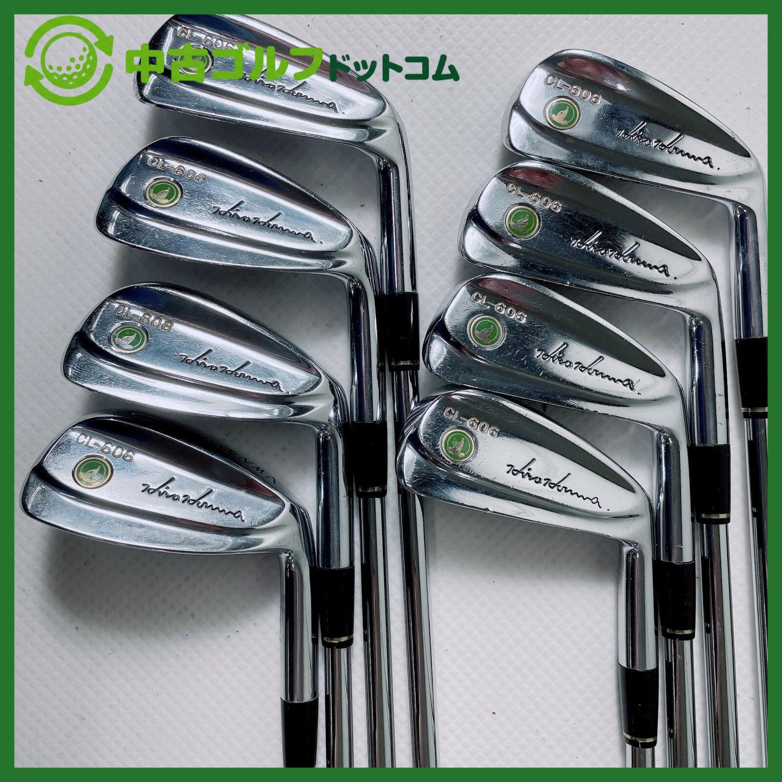 【SALE開催中！！】 本間ゴルフ 名器CL-606アイアン等バック付きセット 中古】ホンマ CL-606 3-10I 8本セット アイアン セット (MS-35 HAGANE