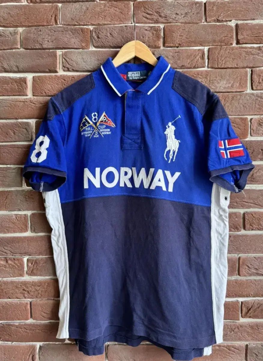 ポロ ラルフローレン ビックポニー ノルウェー カラーTシャツ
