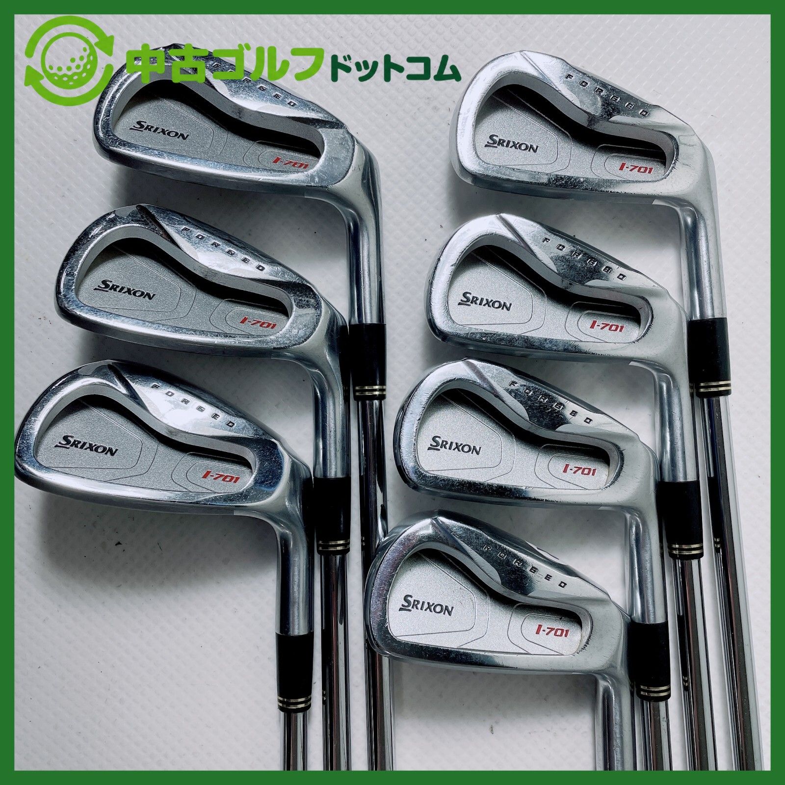 中古】スリクソン I-701 4-9I/PW 7本セット アイアン セット 