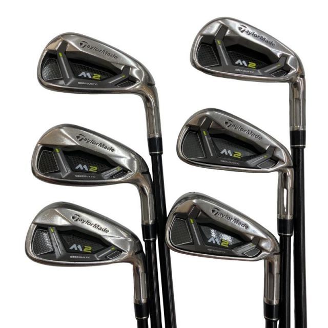 【中古】 テーラーメイド M2(2017) 6S アイアンセット IR TM7-217 (フレックスS) メンズ 男性用 右利き 右用 Cランク ゴルフクラブ