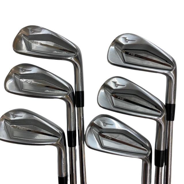 【中古】 ミズノ Mizuno Pro 719 6S アイアンセット IR 純正特注シャフト (フレックスR) メンズ 男性用 右利き 右用 Cランク ゴルフクラブ