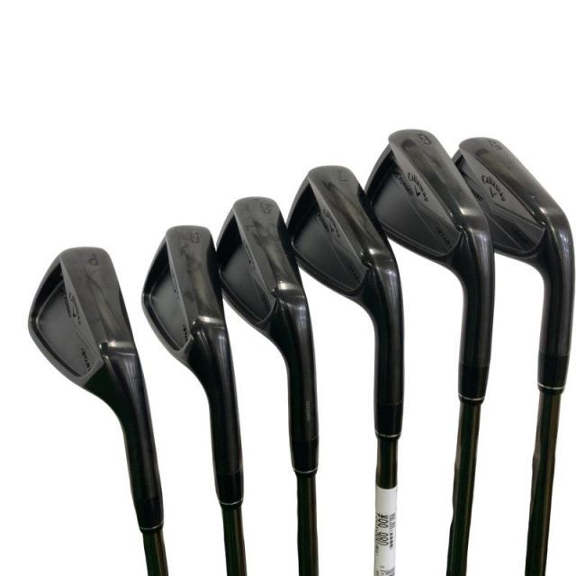 【中古】 キャロウェイ X FORGED STAR(2024) BLACK 6S アイアンセット IR NS PRO 950GH neo (フレックスS) メンズ 男性用 右利き 右用 Cランク ゴルフクラブ
