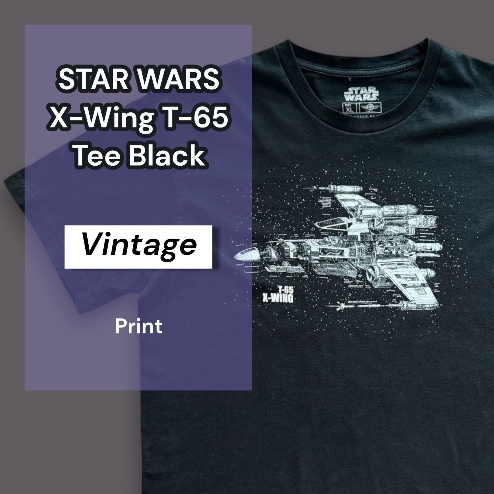 STAR WARS X-Wing T-65 Tee Black