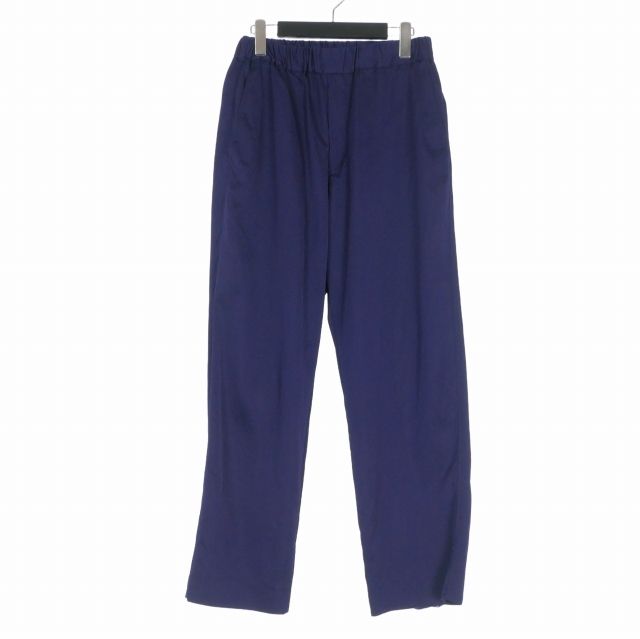 ゼロエイトサーカス 08SIRCUS 22AW Milling satin easy pants イージーパンツ スラックス 4 パープル 紫 S22AW-MPT02
