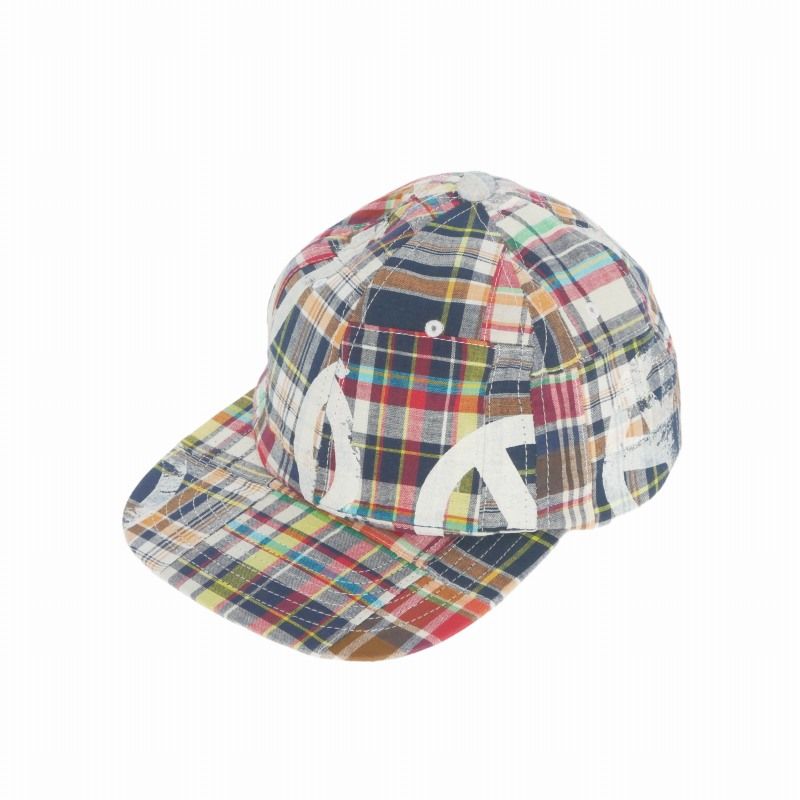 エスダブリュージェーピー SWJP 26SS MADRAS HIPPIE CAP マドラステェック ベースボールキャップ 帽子 F マルチカラー SW-26SS-37