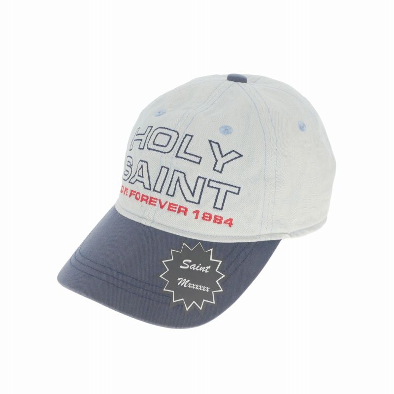 セントマイケル SAINTMICHAEL 26SS CAP DENIM デニム ベースボールキャップ 帽子 OS インディゴ SM-MK8-0000-083
