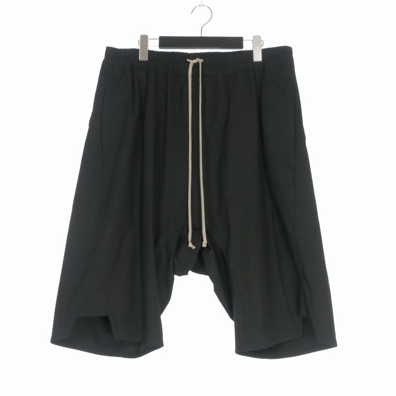 リックオウエンス Rick Owens BASKET SWINGER バスケットスウィンガー サルエル ショートパンツ ショーツ 52 ブラック 黒 RF00M6383-TE 国内正規