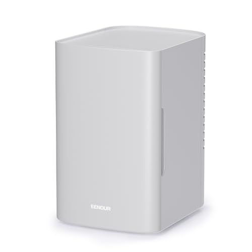 EENOUR 小型冷蔵庫 6L 冷温庫 【保冷・保温】両用 ミニ冷蔵庫 ペルチェ式 保冷庫 高密度発泡ウレタン 静音 省エネ 操作簡単 持ち運び便利 一人暮らし AC100V DC12V 室内車載両用 車中泊 キャンプ アウトドア【2025年 7f46d817