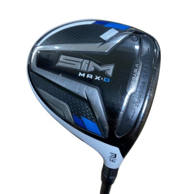 【中古】 テーラーメイド SIM MAX-D 3W フェアウェイウッド FW TENSEI BLUE TM50(FW) (フレックスSR) メンズ 男性用 右利き 右用 Cランク ゴルフクラブ