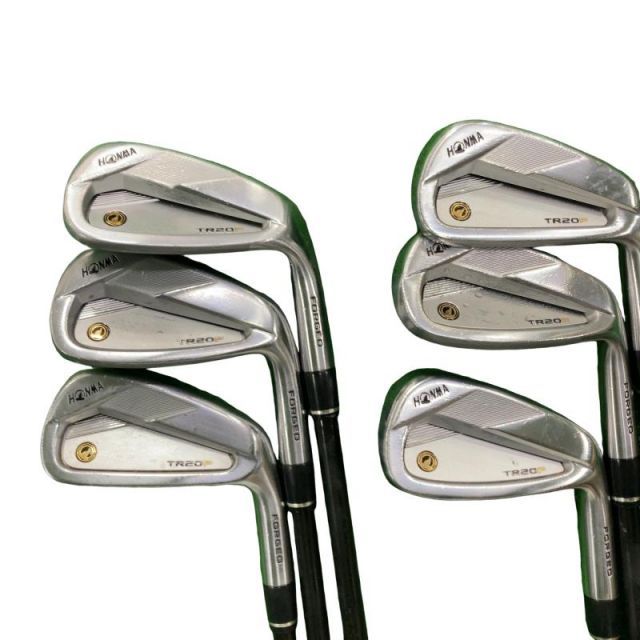 【中古】 本間ゴルフ TOUR WORLD TR20P 6S アイアンセット IR VIZARD TR20-65 (フレックスS) メンズ 男性用 右利き 右用 Cランク ゴルフクラブ