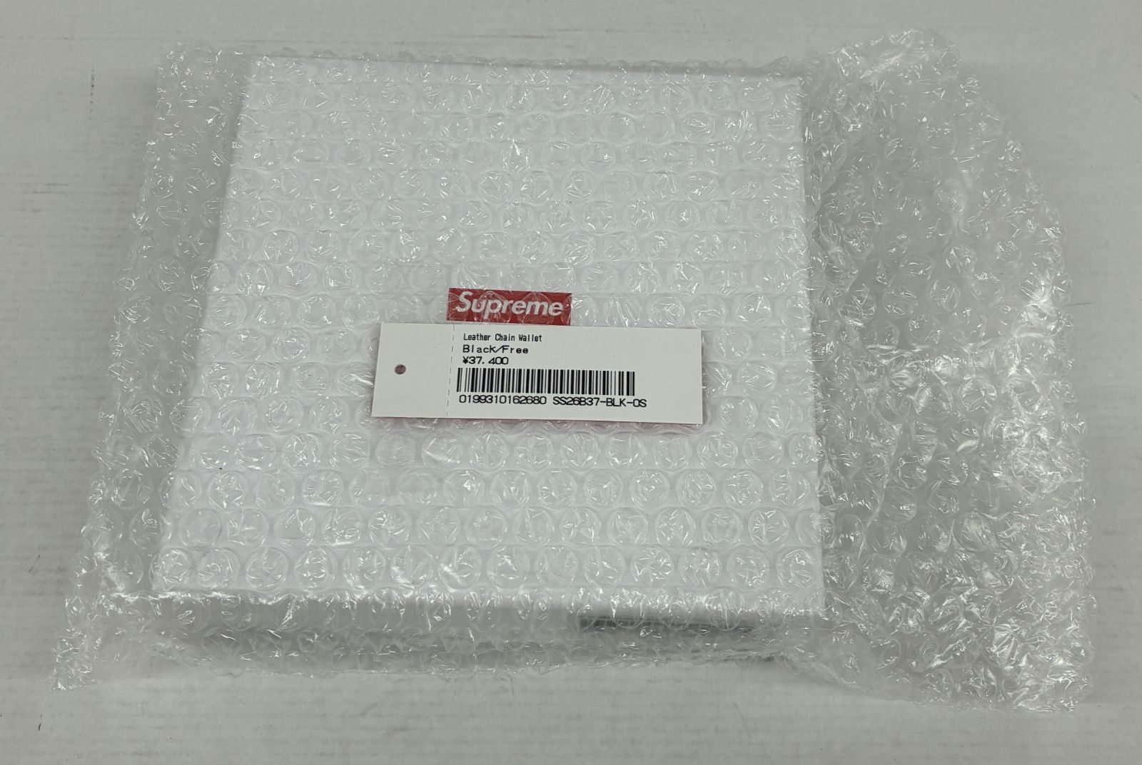 未使用 未開封 Supreme Leather Chain Wallet 26SS Red シュプリーム 