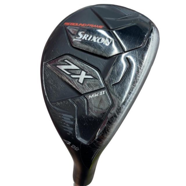 【中古】 ダンロップ SRIXON ZX Mk II HYBRID H4 ユーティリティ UT Diamana ZX-II 60 for Hybrid (フレックスS) メンズ 男性用 右利き 右用 Dランク ゴルフクラブ