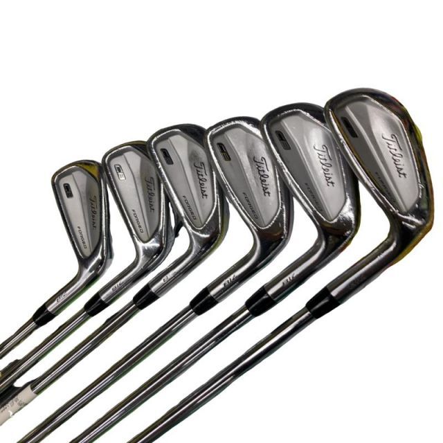 【中古】 タイトリスト Titleist CB 718 6S アイアンセット IR AMT TOUR WHITE (フレックスS) メンズ 男性用 右利き 右用 Cランク ゴルフクラブ