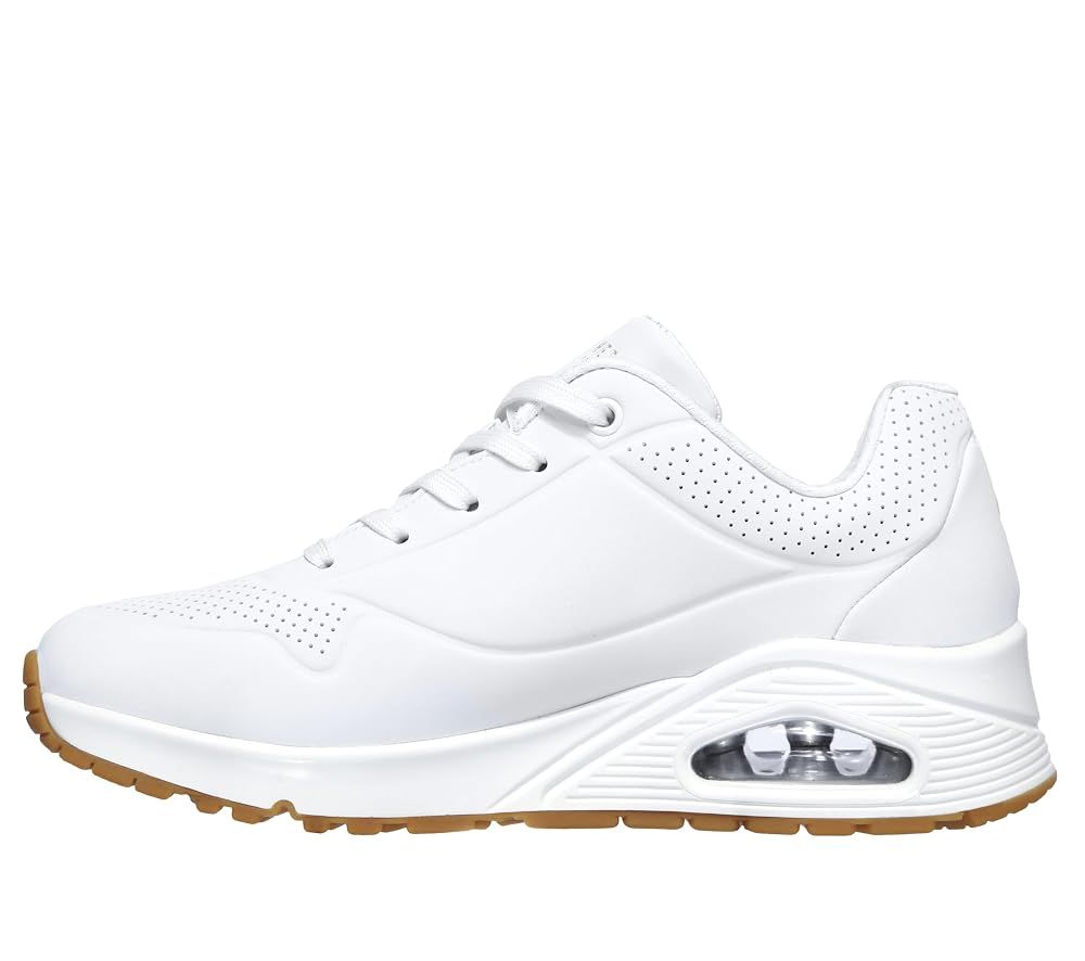 SKECHERS(スケッチャーズ) レディース UNO -STAND ON AIRスニーカー AIR 73690 ホワイト 24.0cm