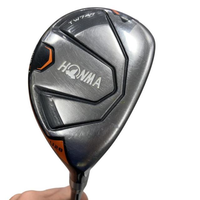 【中古】 本間ゴルフ TOUR WORLD TW747 28° ユーティリティ UT VIZARD UT-H7 (フレックスその他) メンズ 男性用 右利き 右用 Dランク ゴルフクラブ