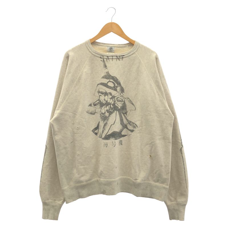【中古】SAINT MICHAEL×エヴァンゲリオン 初号機プリントスウェット M セントマイケル[92]